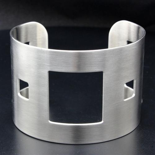 JCE1954 High polished (no plating) Stainless Steel Bangle with No Stone