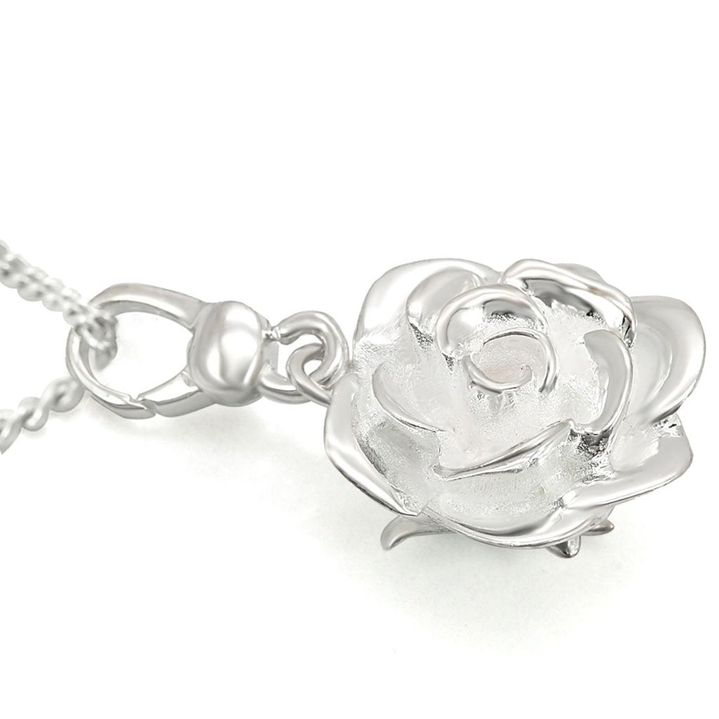 JCES427 Silver 925 Sterling Silver Chain Pendant with No Stone