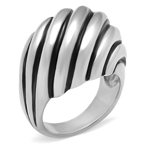 JCE148 High polished (no plating) Stainless Steel Ring with No Stone