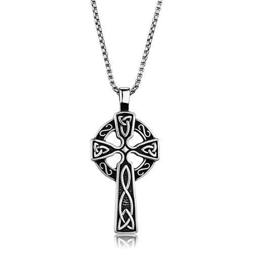 JCE1994 High polished (no plating) Stainless Steel Necklace with No Stone