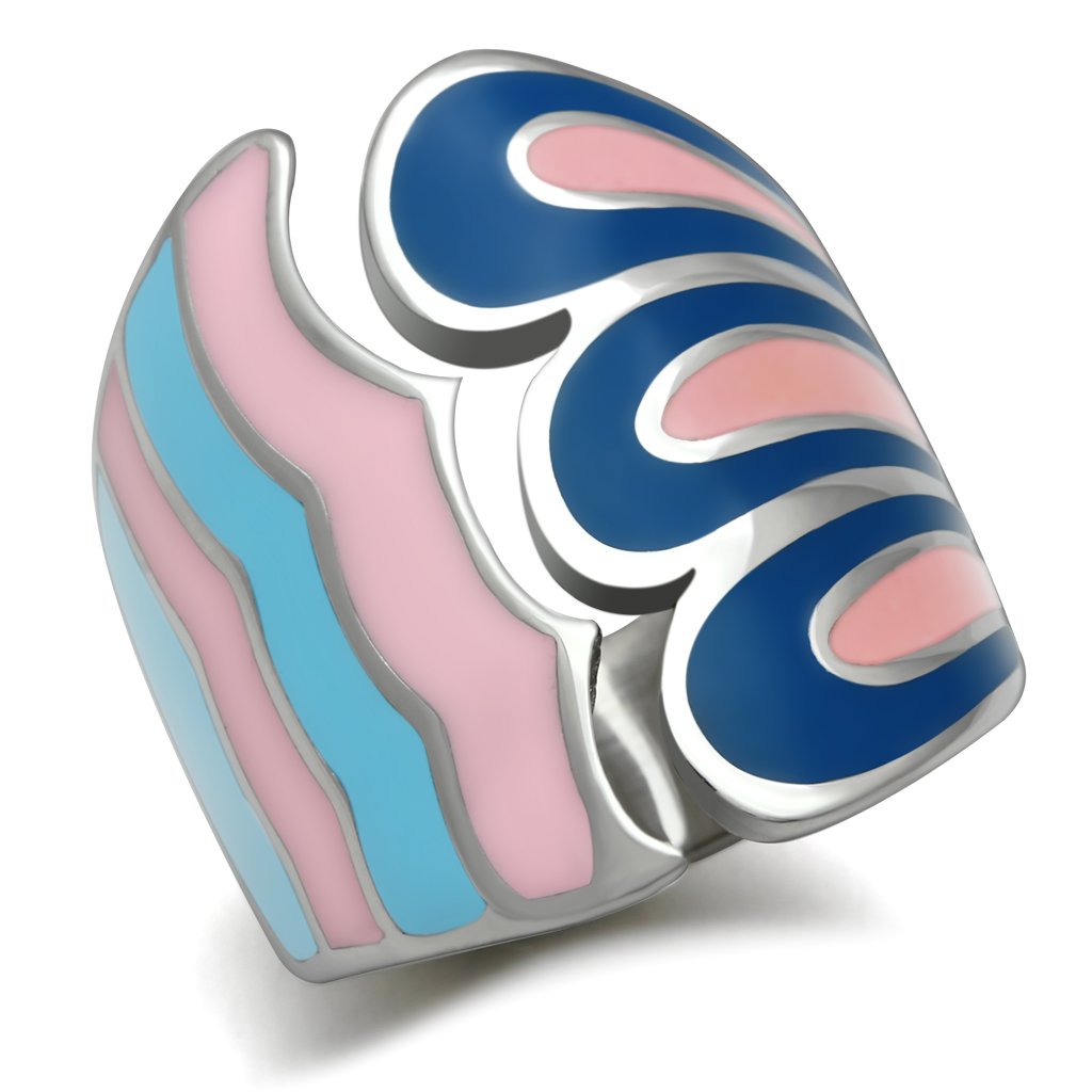JCE253 High polished (no plating) Stainless Steel Ring with No Stone