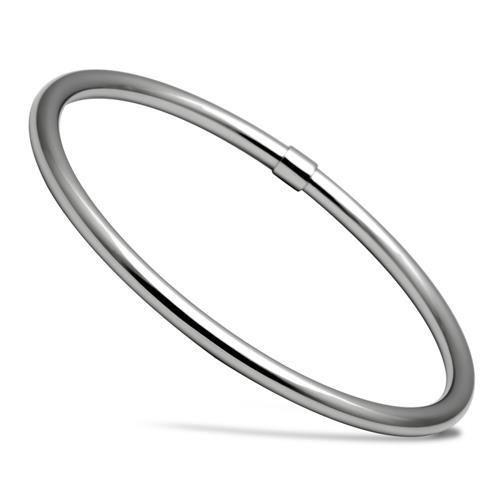 JCE409 High polished (no plating) Stainless Steel Bangle with No Stone